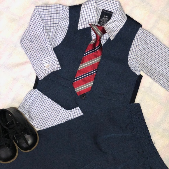 Nautica Other - Nautica 4-Piece Vested Suit Set, Baby Boys